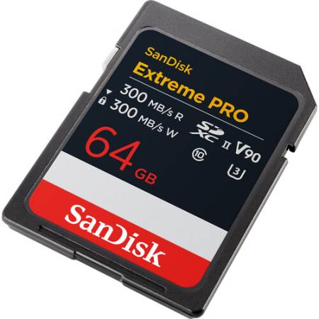 SanDisk SDSDXDM-064G-GN4IN - karta Extreme Pro, SDXC, 64GB, UHS-II, V90, 8K, R300/W300